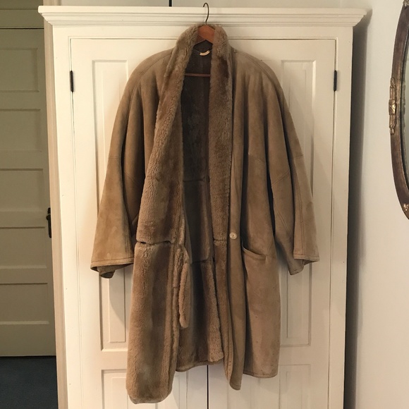 ❤️. HOST PICK! *** MARINA RINALDI SPANISH SHEARLING COAT - Picture 1 of 16